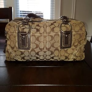 Authentic Signature Coach Bag - Medium Size
